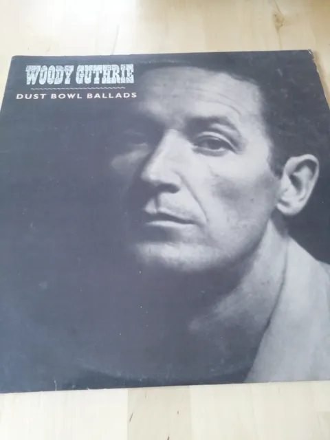 Woody Guthrie-Dust Bowl Ballads-vinyl LP-Rounder records1988-VG/VG
