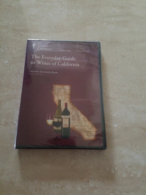 The Great Courses The Everyday Guide to Wines of California: DVD Sealed
