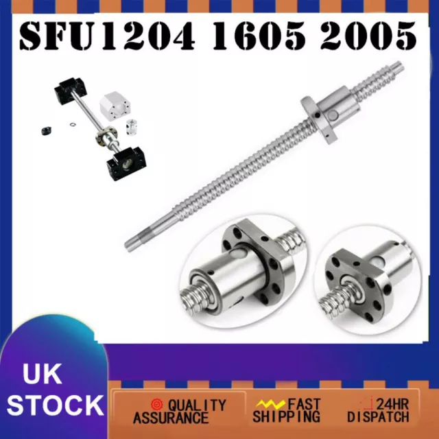 BallScrew SFU1204/1605/2005/ & Single Machine BallNut/BKBF12/Housing Couplers UK