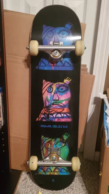 Animal Collective x Habitat Skateboard Extremely Rare OOP Out of Print Very Good