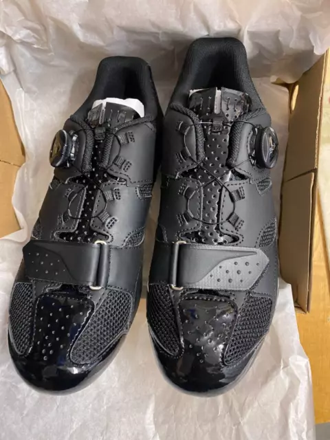 Giro Savix Men's Black Cycling Shoes Adjustable Hook & Loop UK 7 EU 41 Brand New