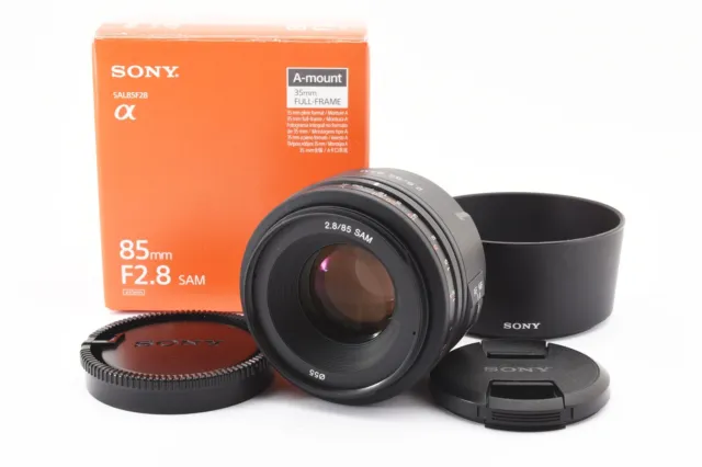 Sony SAL85F28 85mm f/2.8 SAM Lens For A Mount w/ Box [Excellent From JAPAN