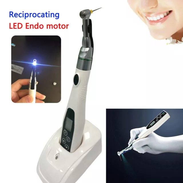 Dental Wireless LED Endo Motor 16:1 Contra Angle Root Canal Treatment Endodontic