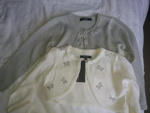 Girls hotsell silver bolero