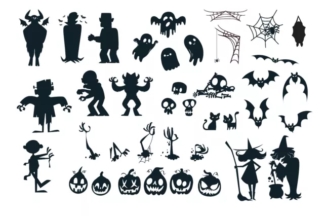 Planche de Stickers - Thème HALLOWEEN - Autocollant