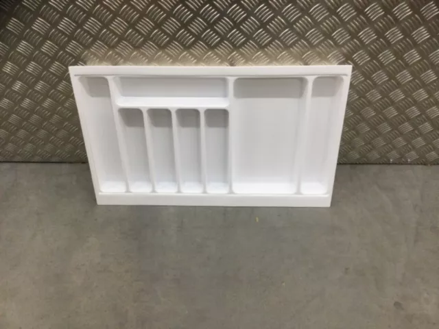 WHITE MATT CUTLERY TRAYS 422 x 700mm FOR 800 DRAWER CABINETS   FREE POSTAGE