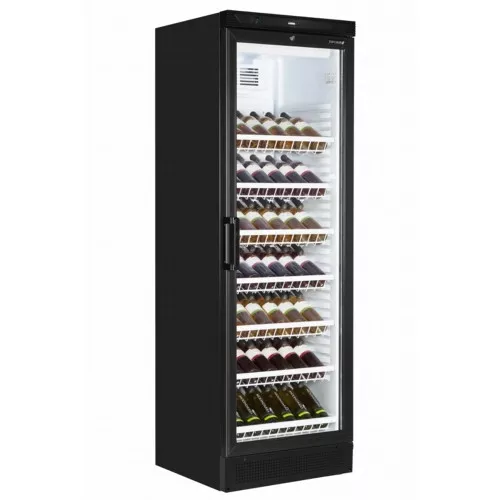 GLASS DOOR WINE FRIDGE FS1380W WINE BOTTLE HOME BAR DISPLAY COOLER inc DELIVERY