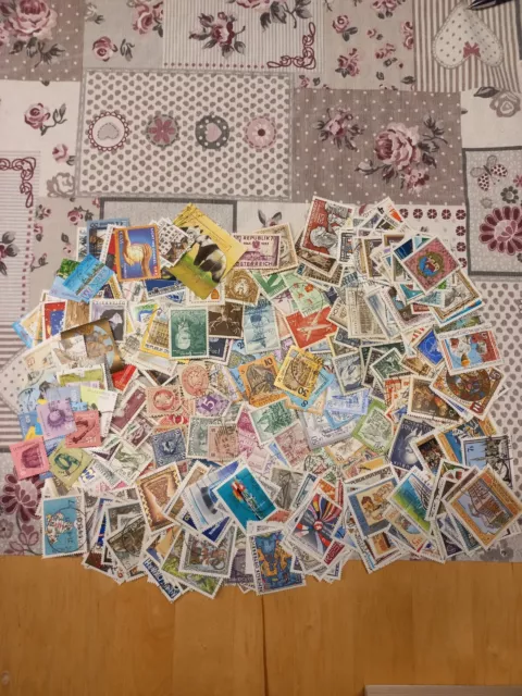 Briefmarken Lot Österreich 500 Stk verschiedene gestempelt