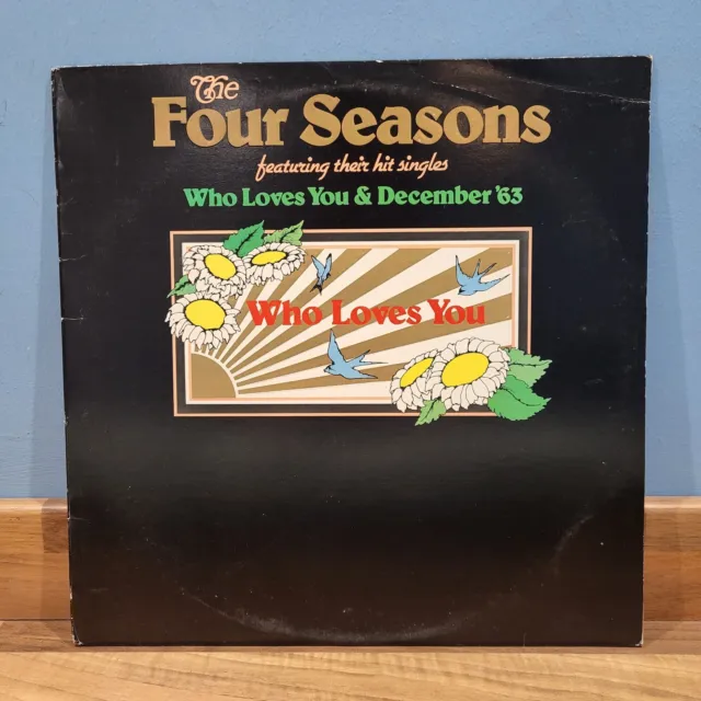 The Four Seasons - Who Loves You LP Album Vinyl UK 1975 Warner Bros - VG+/VG