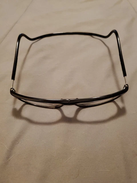 Clic Reader Eyeglasses Executive Black Full Rim Magnetic Reading Glasses