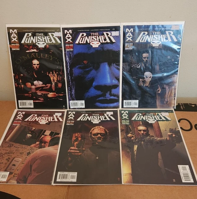 Marvel MAX Punisher vol. 7 #7-12 Ennis Comic Lot