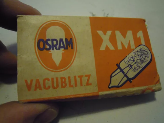 Confezione Di Flash " Osram Vacublitz " Xm 1  -  Vintage  Photoflash  (Vv-2)