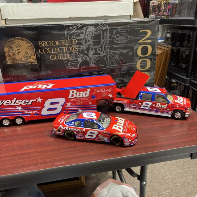 2000 Budweiser Dale Earnhardt JR Show Trailer & Car 1 of 1648 Brookfield Action