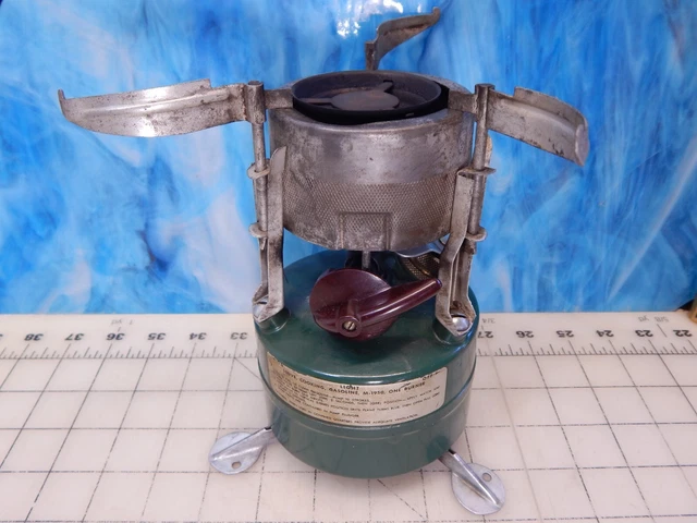 Vintage Coleman M-1950 U.S Military Stove 1951 Pocket single burner Gas