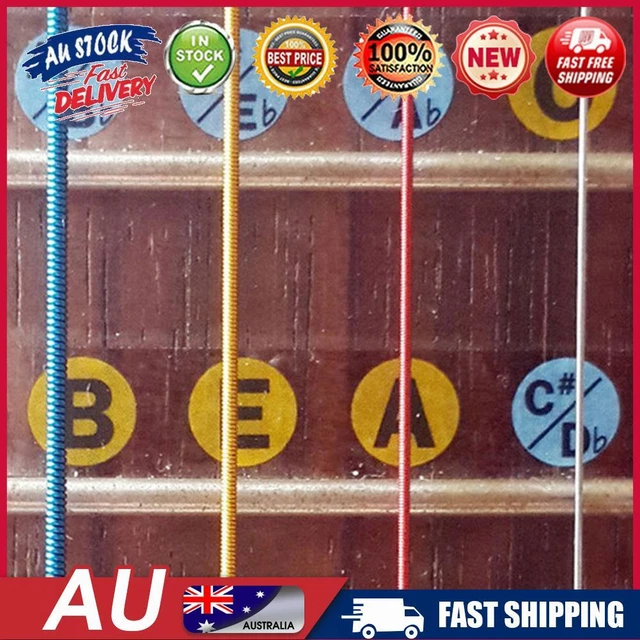2Pcs Guitar Fretboard Note Labels Fret Sticker For Electric Guitar Bass OZ