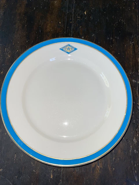 WESTCHESTER COUNTRY CLUB Vintage Jackson CHINA Hotel Restaurant Plate Rye NY