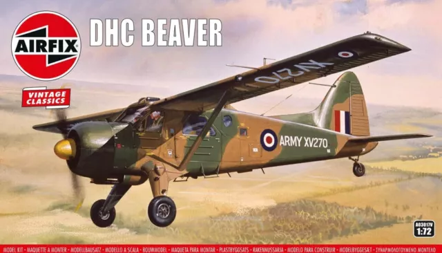 Airfix de Havilland Canada DHC-2 Biber - Modellbausatz im Maßstab 1:72