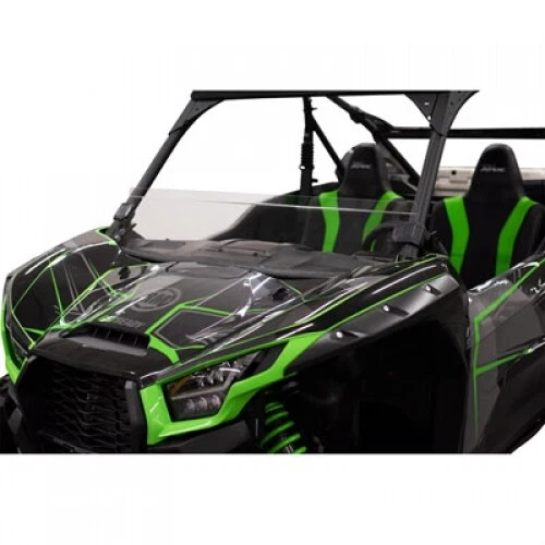 Tusk Removable Half Windshield Clear - Scratch Resistant 186-860-0021