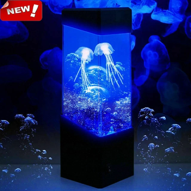Jellyfish Aquarium LED Multicolor Lighting Fish Tank Mood Lamp Night Light New