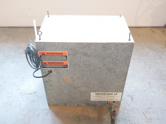 Airstream Pura Fire c80m LP 80,000 btu heater. Lp barn garage