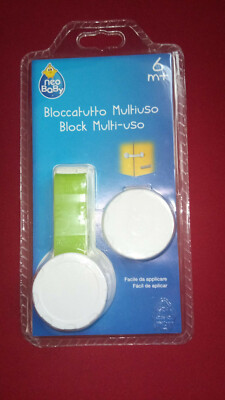 mesi Azzurro Chicco Un Fermo Chiusura Sistema Sicurezza Super Block Chicco multiuso 5 