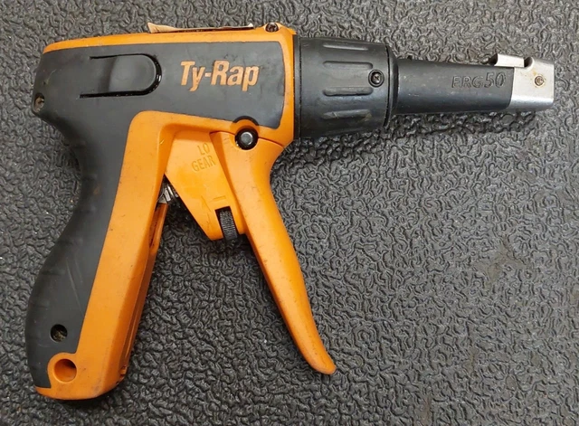 T&B Ty-Rap Cable Tie Gun Tension Tool ERG50 18 to 50 lb for Nylon Zip Ties