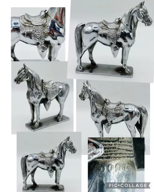 Ray E. Dodge Inc Equestrian Horse Thoroughbred Racing Trophy Car Ornament Statue