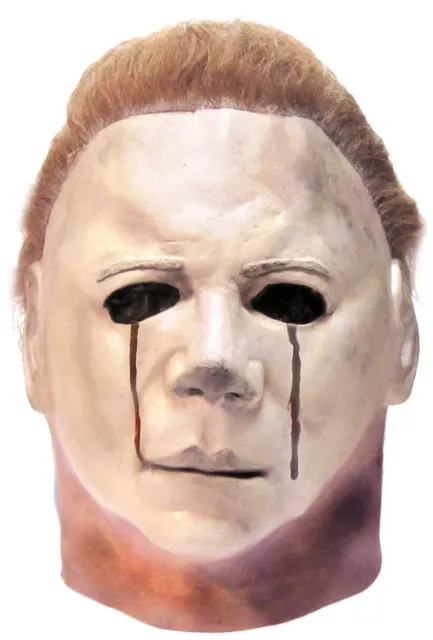 Halloween II Michael Myers Blood Tears Latex Deluxe Mask Trick or Treat Studios