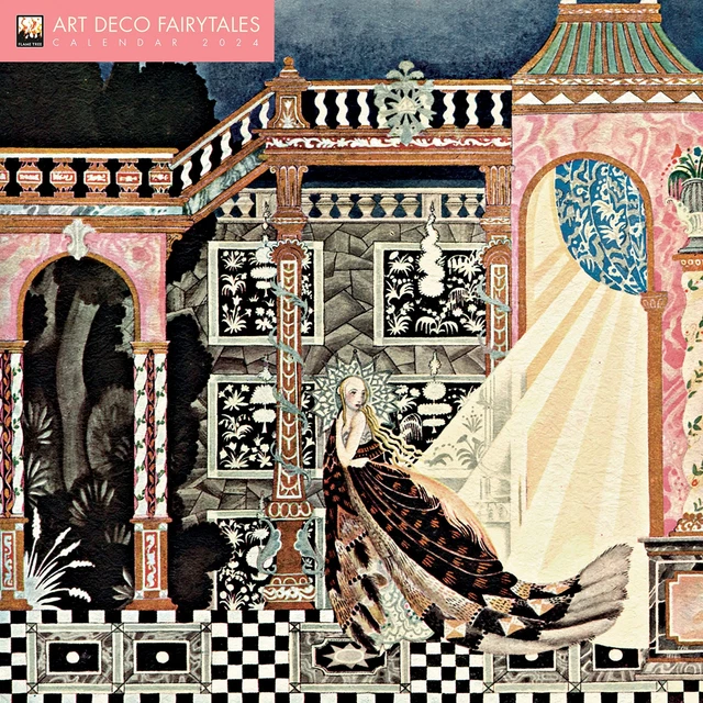 ART DECO FAIRYTALES Calendario da Parete 2024 ( Calendario) Originale
