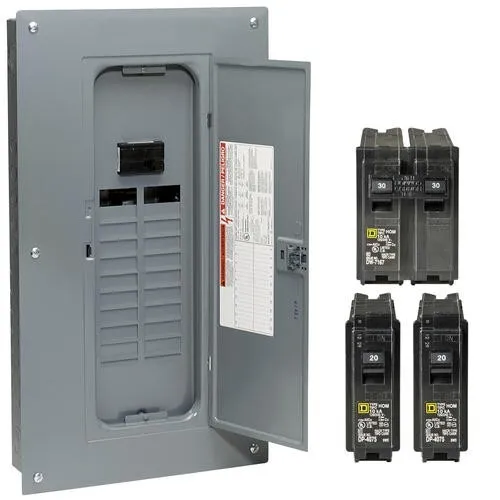 100-Amp 20-Space 40-Circuit Indoor Main Breaker Plug-On Neutral Load Center