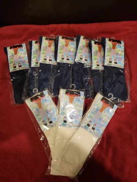 10 pairs Angelina Girls Knee High Socks Fashion Knee Hi, School Uniforms Socks