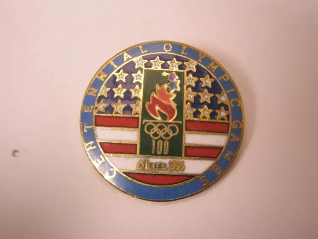 1996 Atlanta Centennial Olympic Games Vintage Tie Tack Lapel Pin sports