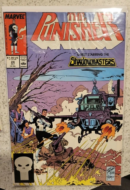 The Punisher Shadowmasters Larsen Baron Vol 2 #24 Marvel Comics Oct 1989