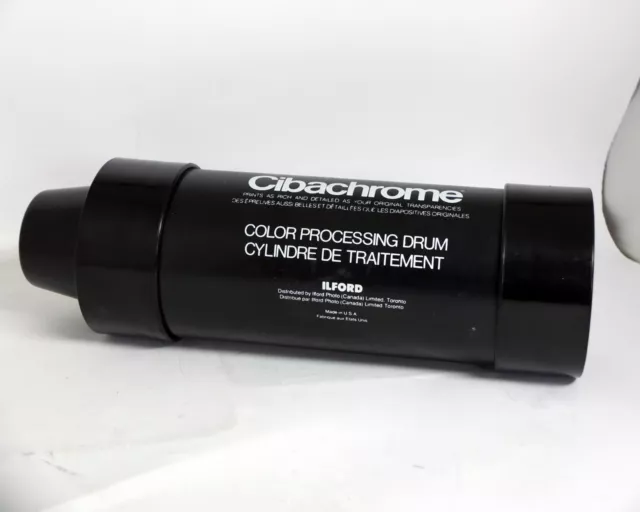 Ilford Cibachrome Color Processing Drum Developing Tank 9"