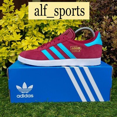 adidas trainers claret and blue