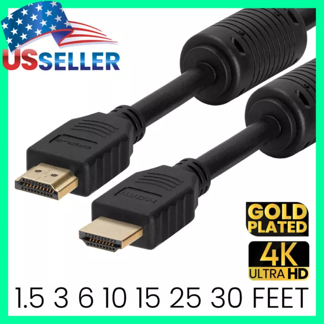 28 AWG HDMI 2.0 Cable HDMI Cord 4K Ultra HD 2160P 3D LED HDTV HDR 18Gbps 120Hz