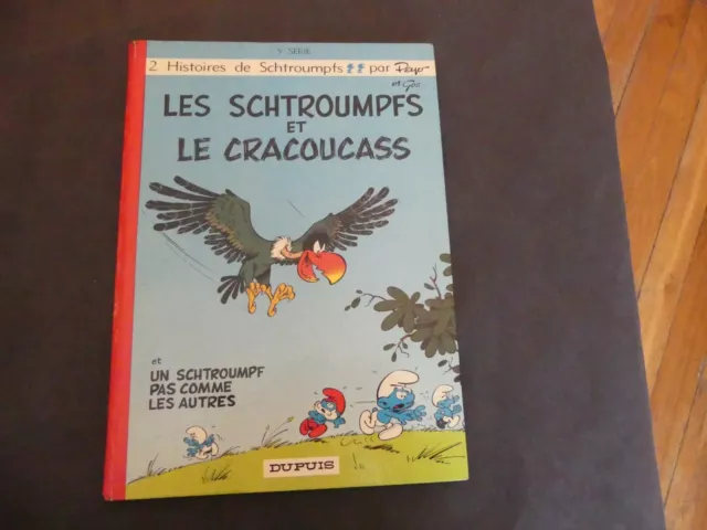 Peyo Les Schtroumpfs N°5 Les Schtroumpfs Et Le Cracoucass Eo 1969 Dos Rond (1)