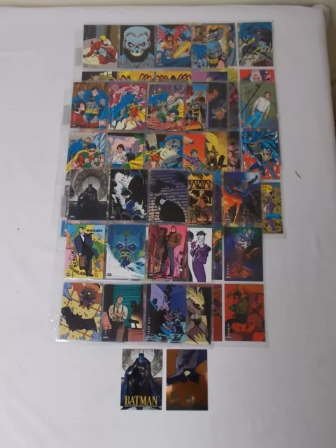 Skybox 1995 Batman Saga of the Dark Knight complete 1-100 base card set + extras