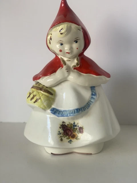 VINTAGE MCCOY LITTLE Red Riding Hood Cookie Jar 1940’s $89.99 - PicClick