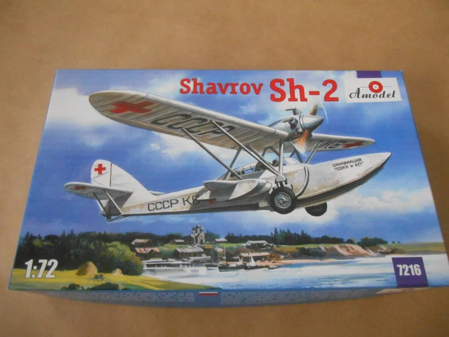 Nationwide 340 Included 1/72 Model Sakharov Sh-2 Flying Boat