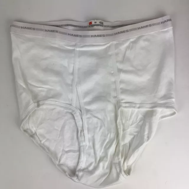 3) HANES UNDERWEAR Briefs White Mens 42 VTG Tighty Whities - Lot of 3 NEW  £17.35 - PicClick UK