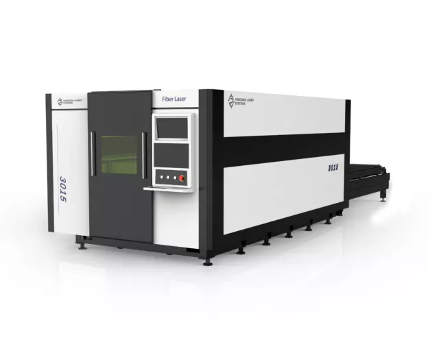 6000W Fiber Laser Cutter 5'x10' Enclosed CNC Machine w/Table + FREE Installation