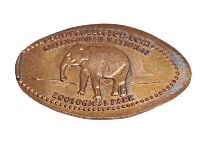 Smithsonian National Zoological Park Elongated Penny Pressed Souvenir Coin #39