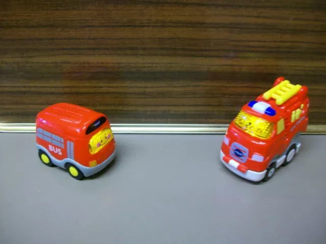VTech Toot Toot Bus & Push n Go Fire Engine Vehicles