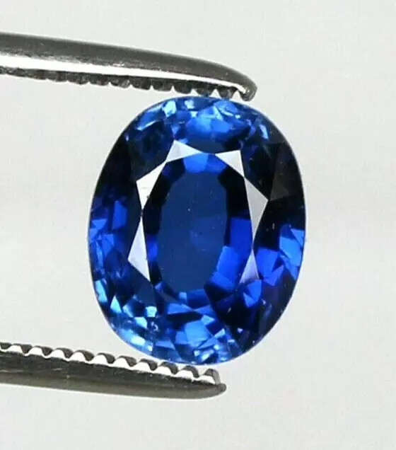 5,30 ct. Naturel Ceylan Bleuet Saphir Bleu Ovale Pierre Précieuse En Vrac...