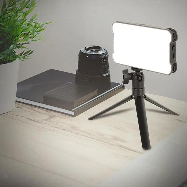 Voyant de panneau de lampe vidéo lumineux Dimmable 3100mAh pour ordinateur