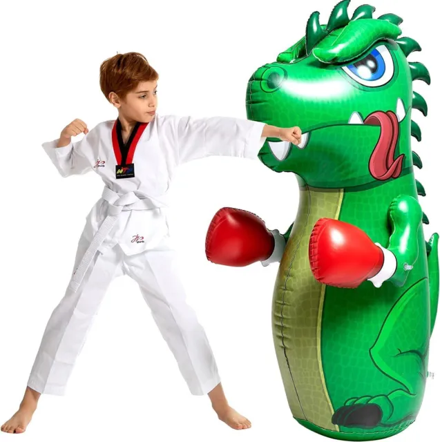 JOYIN Inflatable T-Rex Dinosaur Punching Bag Bounce-Back for Kids Sports Toys