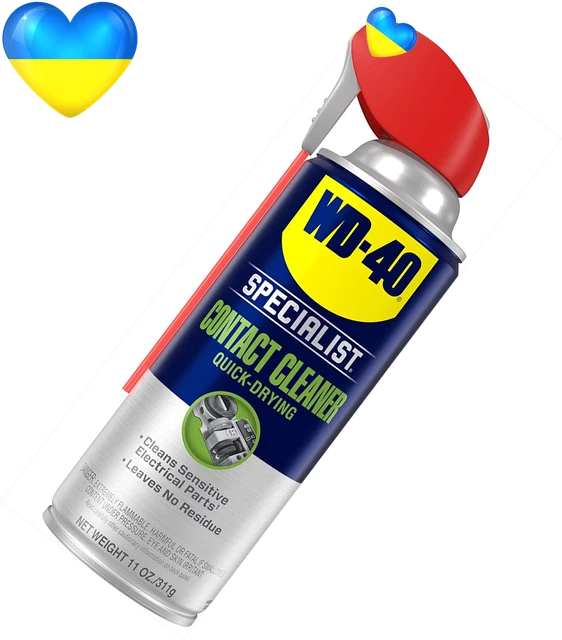 Electrical Contact Cleaner Removing Oil, Dirt, Flux Residue, and Condensation