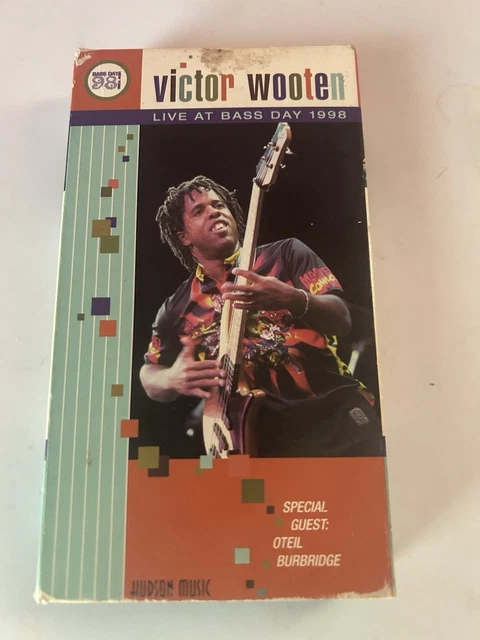 VICTOR WOOTEN: LIVE at Bass Day '98 VHS 2000 RARE Oteil Burbridge