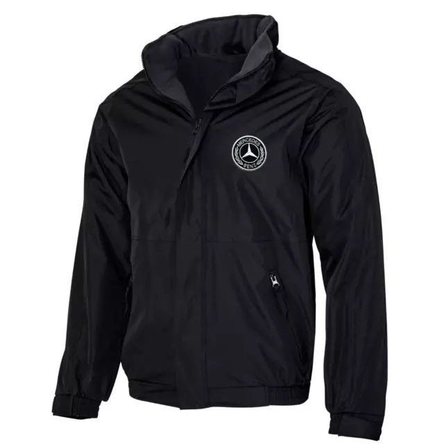 Mercedes Benz Waterproof Windproof Hooded Fleece Lined Jacket Regatta Dover